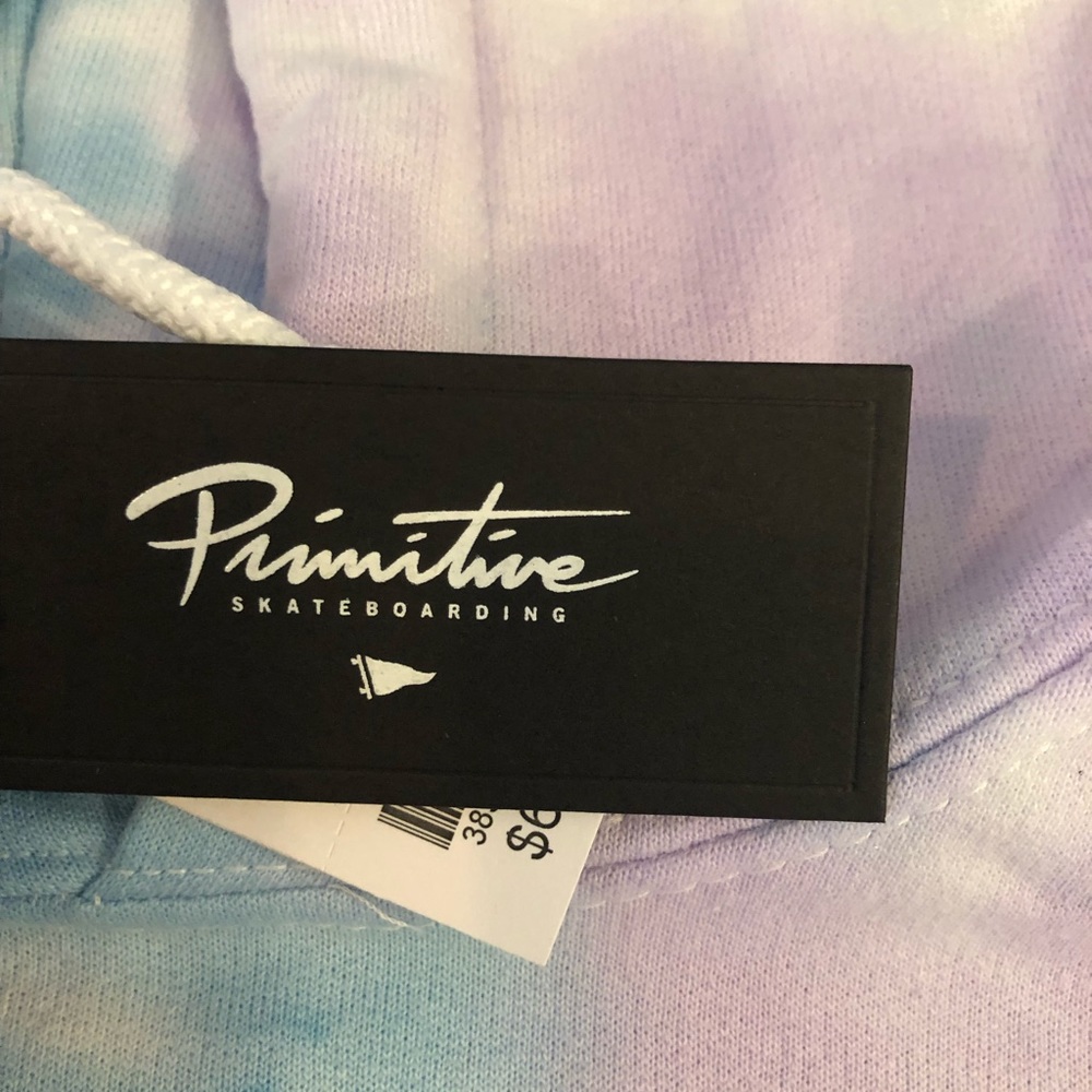 Tilly's Tie-Dye Hoodie - Purple, Blue, White Size M - Picture 3 of 4